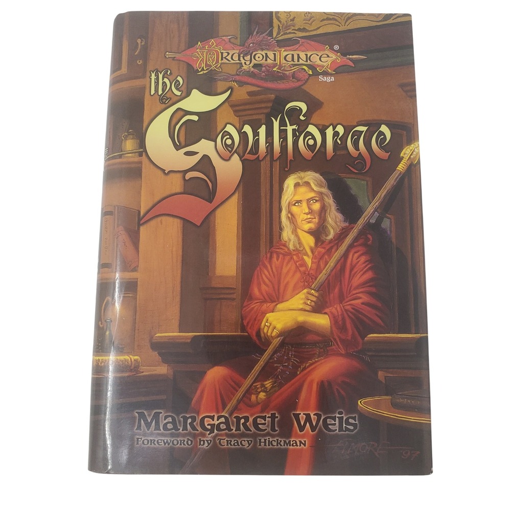 Dragonlance The Soulforge Margaret Weis Hardcover 1st Printing 1998 TSR Raistlin